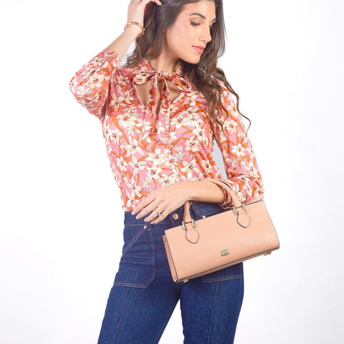 MICHELLE BELAU - ANTONELLA - POLO MANGA 3/4 CON ESCOTE EN V