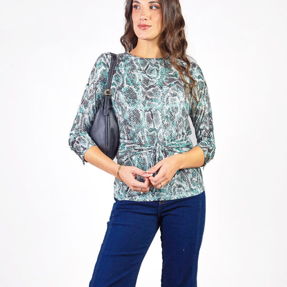 MICHELLE BELAU - VANNIA - POLO MANGA 3/4 CON ESCOTE OJAL