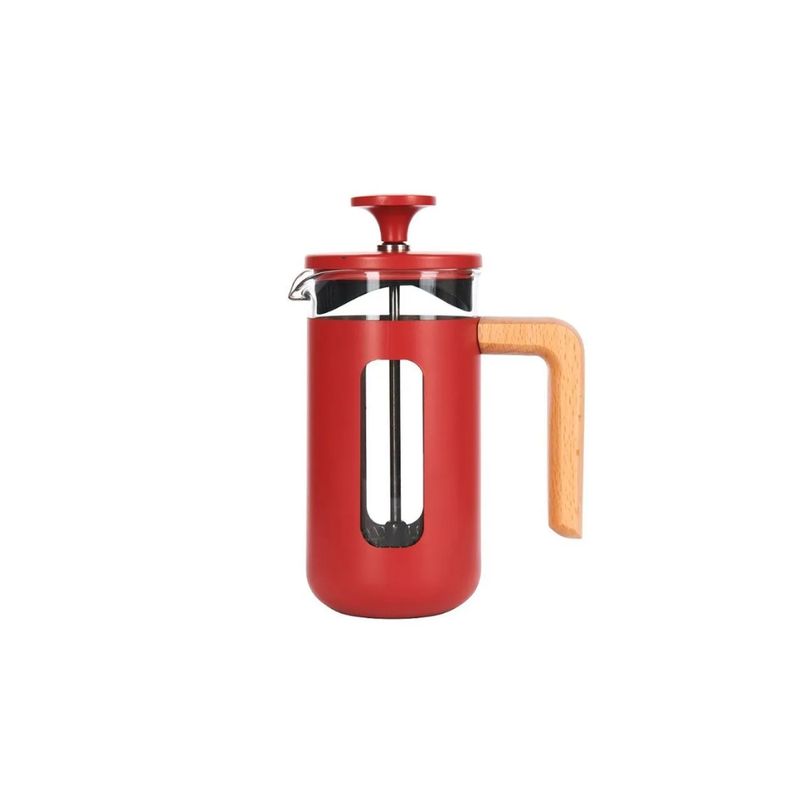 LA CAFETIERE - Prensa francesa Pisa Wood Rojo x 350ml La Cafetiere