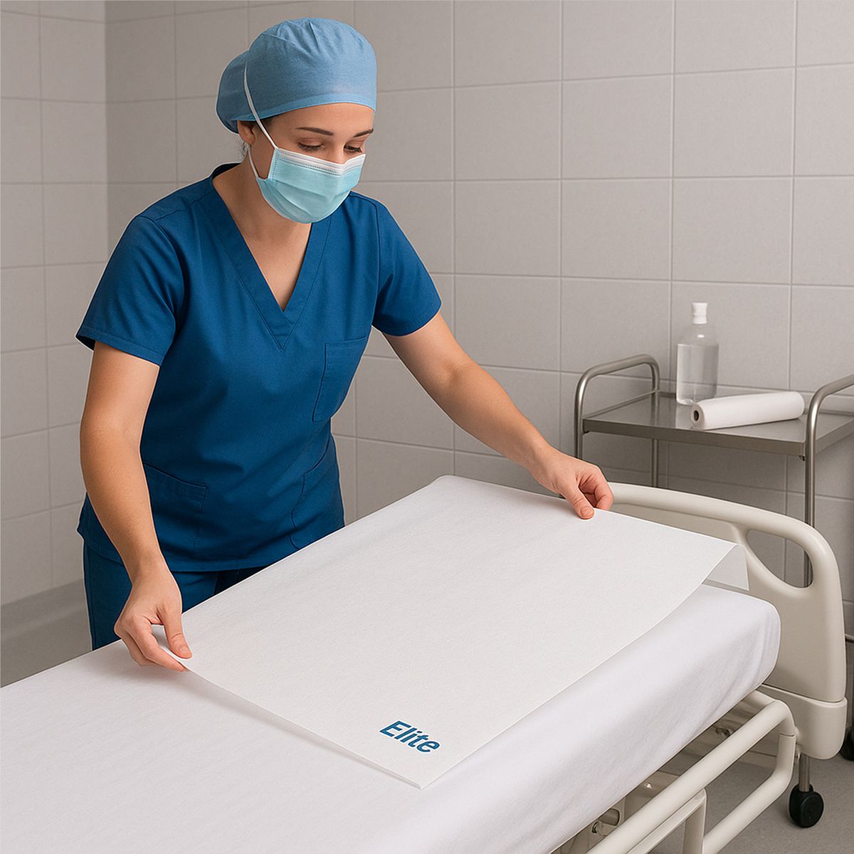 ELITE - Papel Sabanilla para Camilla ELITE 100 MTS PACK 2 UND