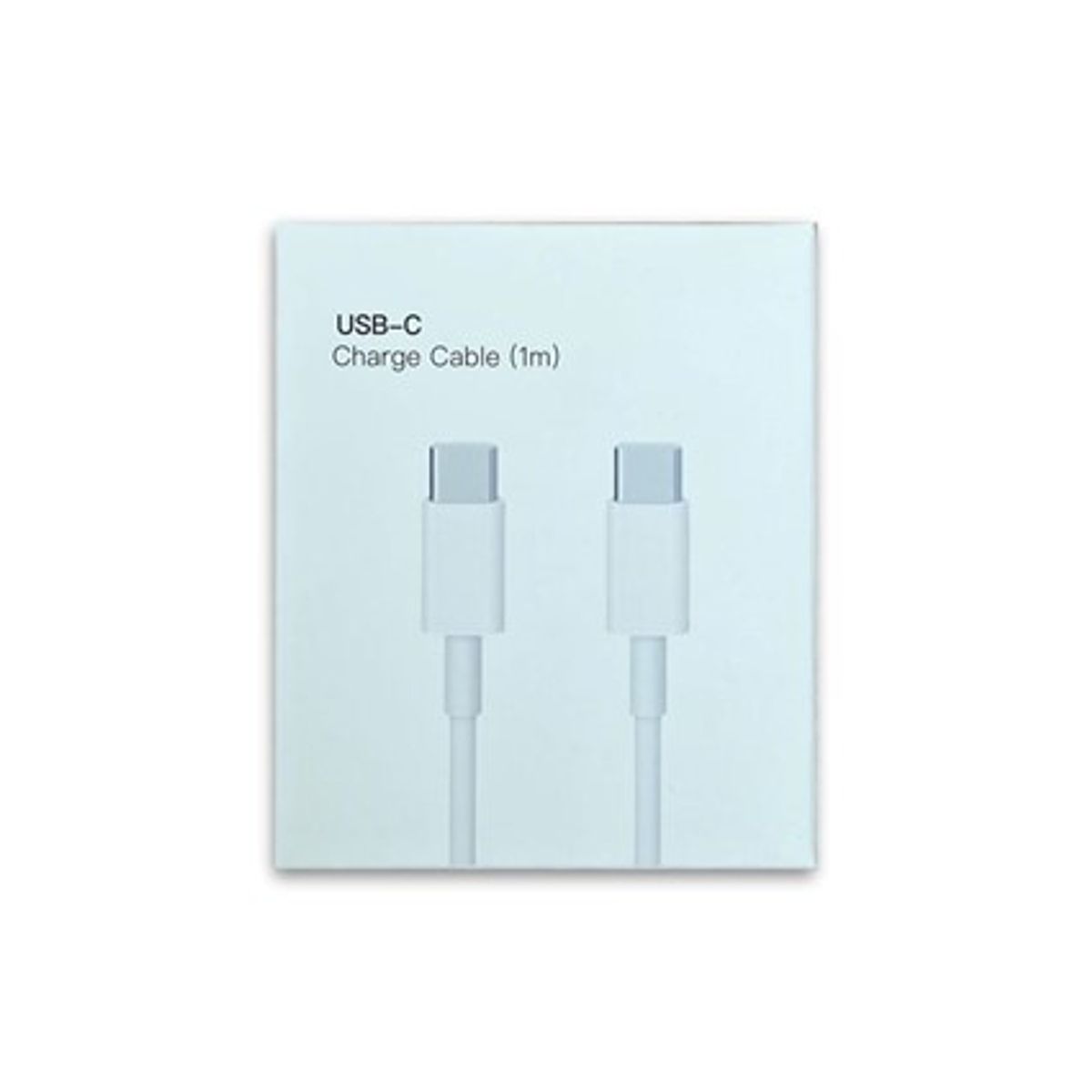 GENERICO - Cable Trenzado de 1Metro C a C Alternativo Para iPad Iphone  - BLANCO