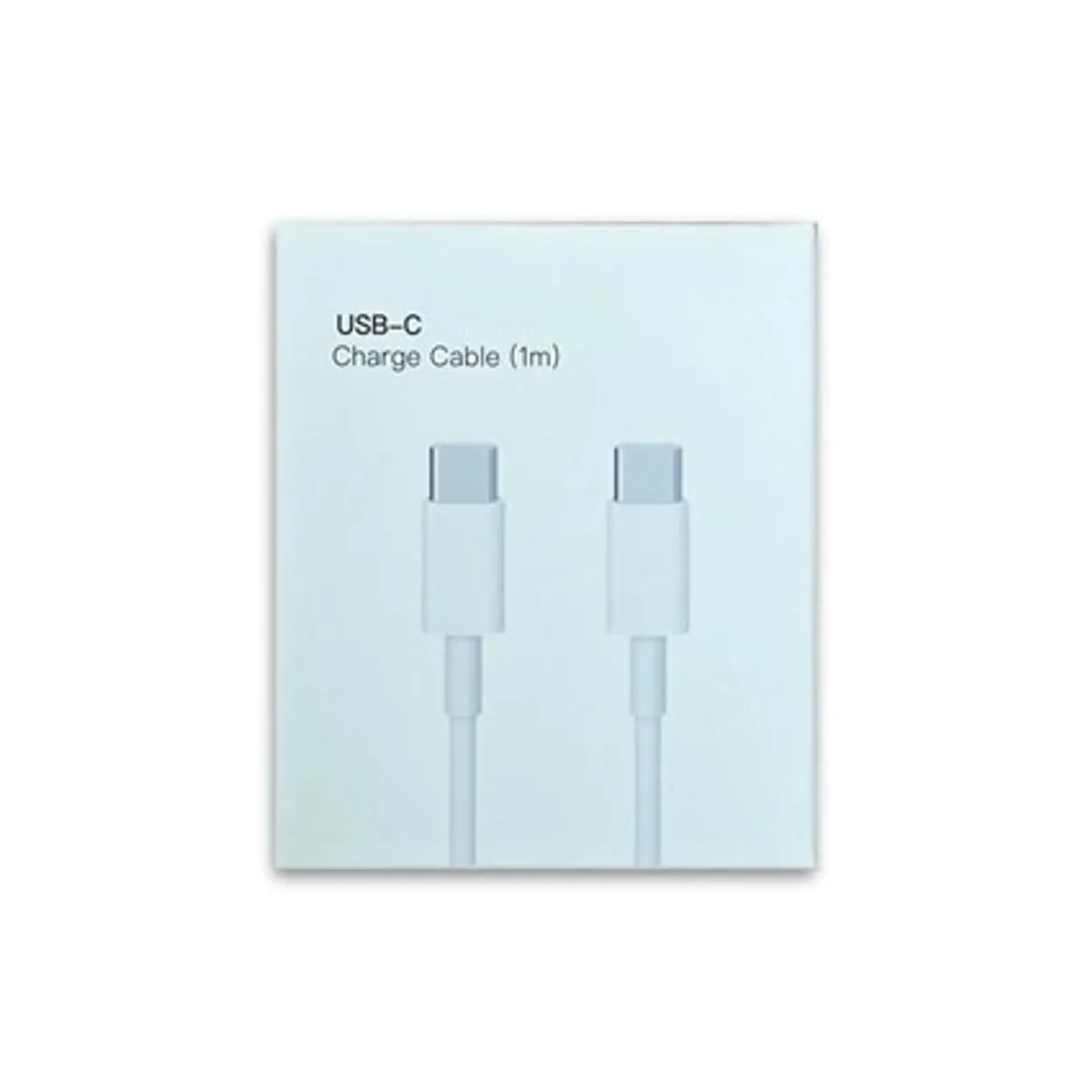 GENERICO - Cable Trenzado de 1Metro C a C Alternativo Para iPad Iphone  - BLANCO