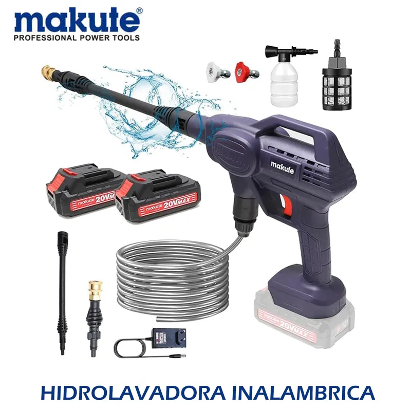 MAKUTE - HIDROLAVADORA  INALAMBRICA DE 20 V