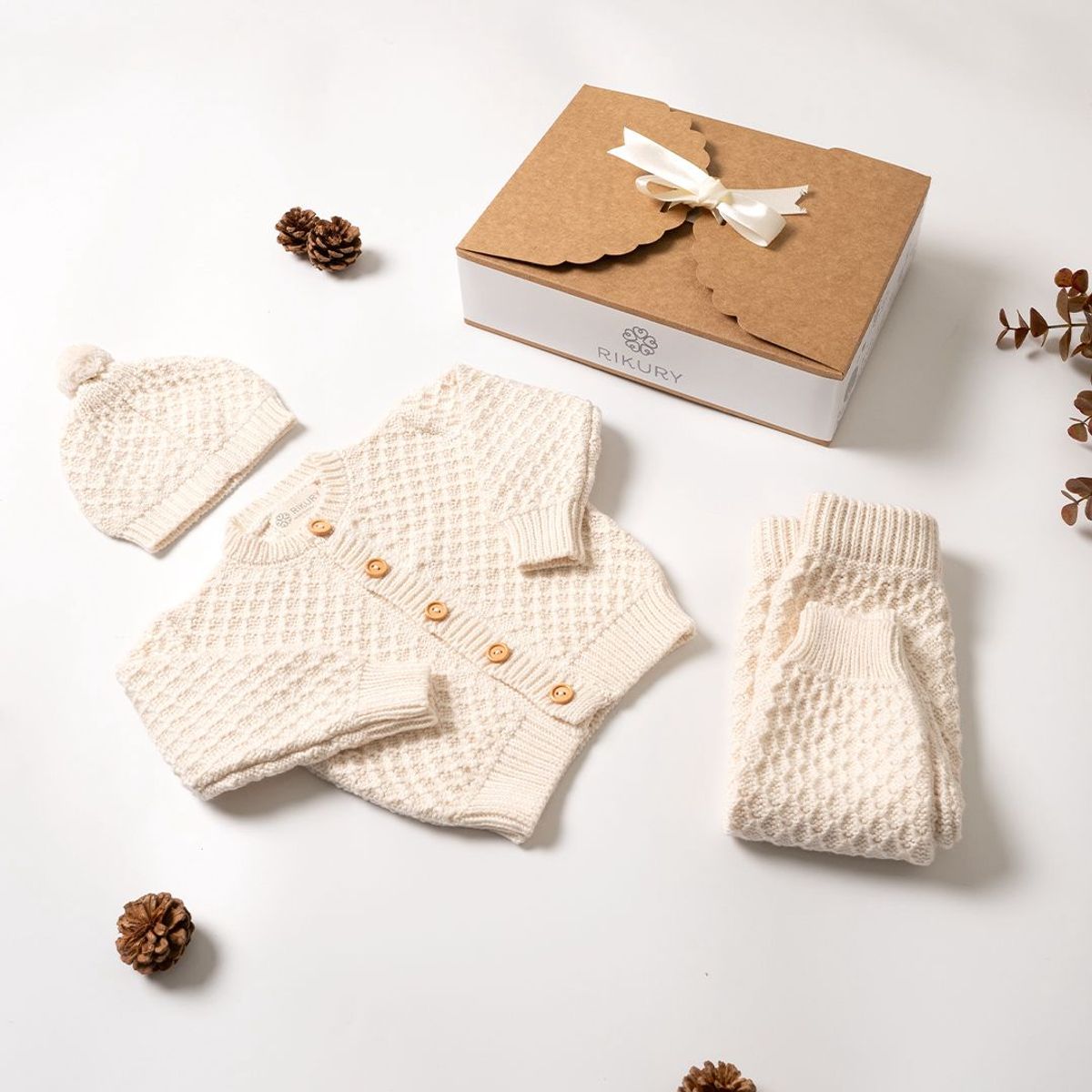 RIKURIY - SET TEJIDO PIMA RIKURY IVORY