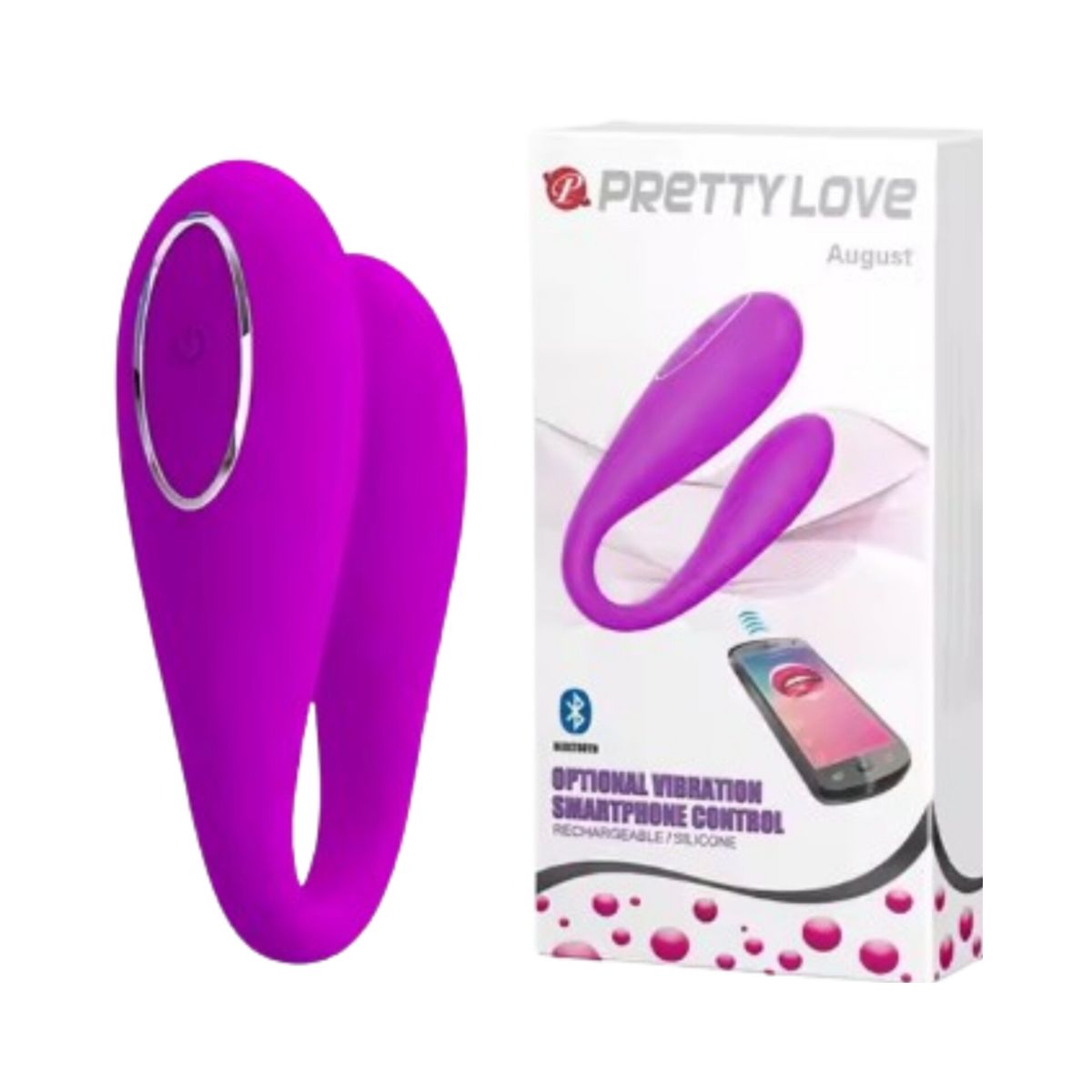 PRETTY LOVE - VIBRADOR DOBLE AUGUST APP PRETTY LOVE