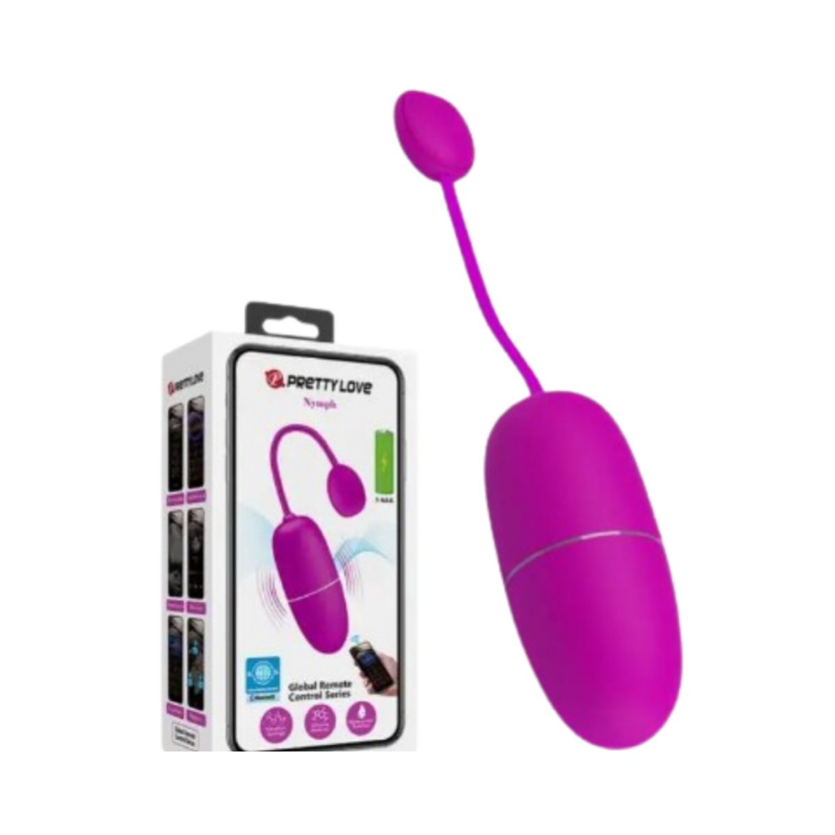 PRETTY LOVE - VIBRADOR HUEVO NYMPH APP PRETTY LOVE
