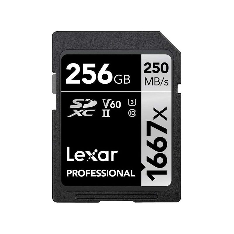 LEXAR - Memoria SD Lexar Professional 1667X 256GB SDXC UHS-II