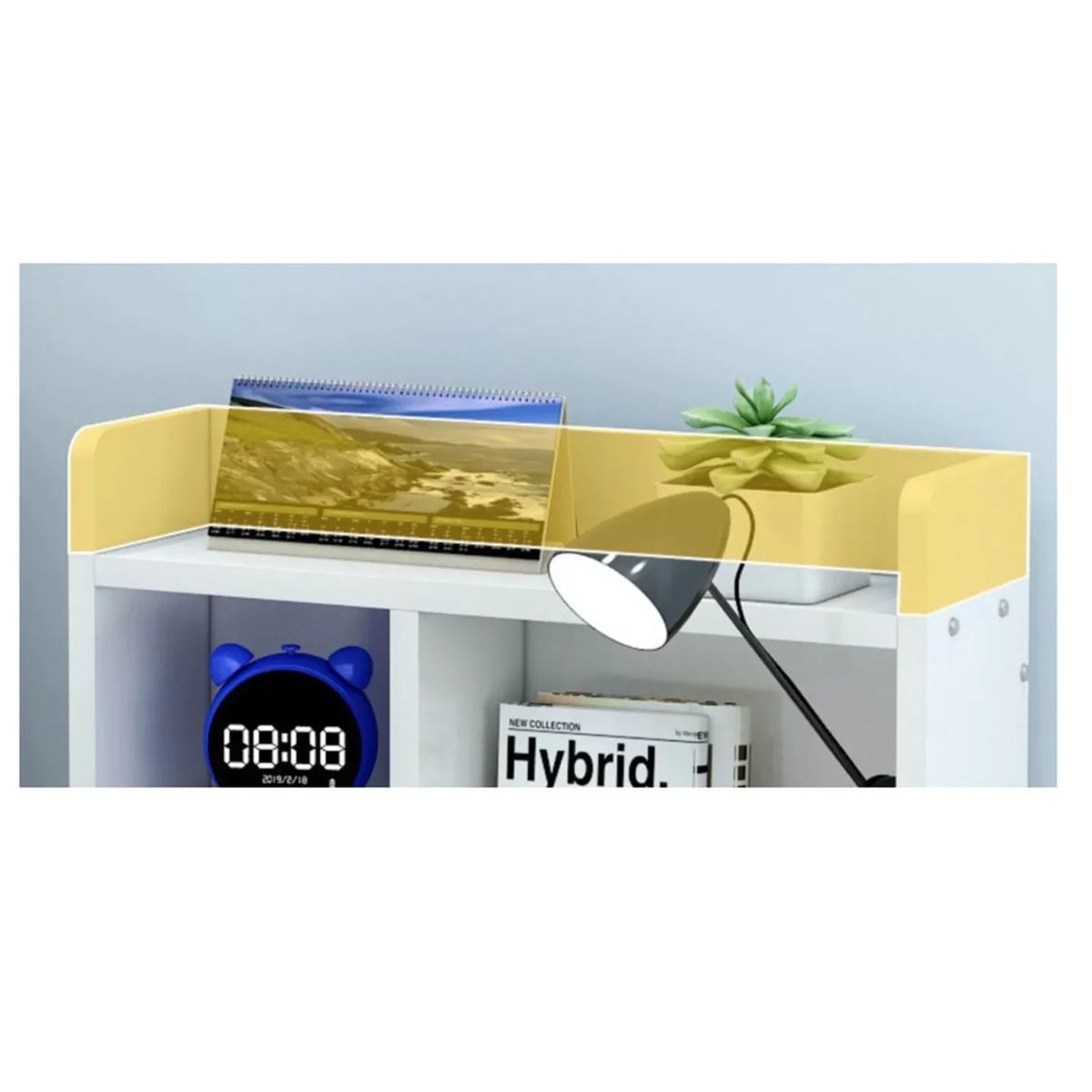 TU MESITA - Velador Nordico Moderno Natalia 2 Cajones Blanco TU MESITA