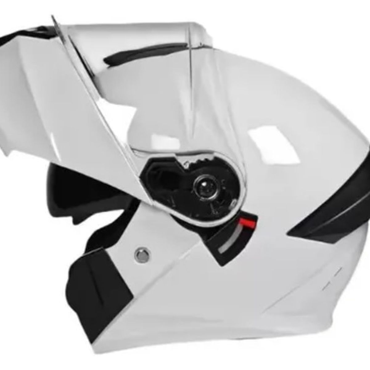 CES - CASCO MOTO AXK ABATIBLE BLANCO BRILLO TRANSPARENTE