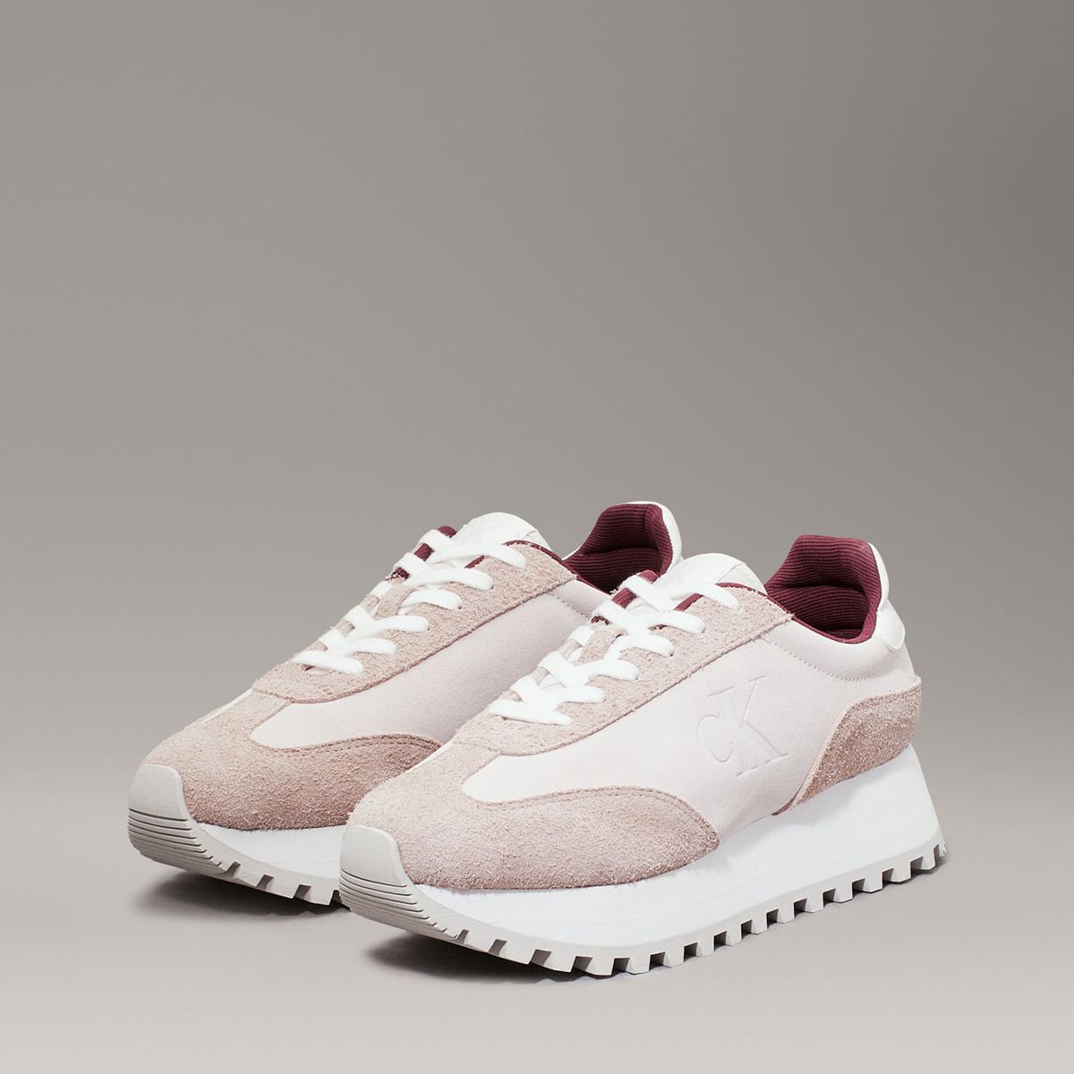 CALVIN KLEIN - ZAPATILLAS RUNNER LACEUP ML SUEDE