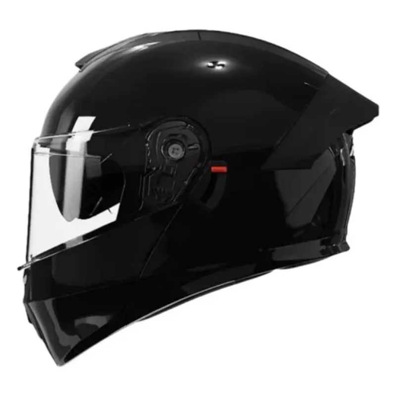 CES - CASCO MOTO AXK ABATIBLE NEGRO BRILLO POLARIZADO