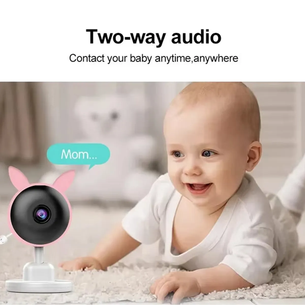 GENERICO - MONITOR CON CAMARA INALAMBRICO PARA BEBÉ CON DETECCIÓN DE LLANTO