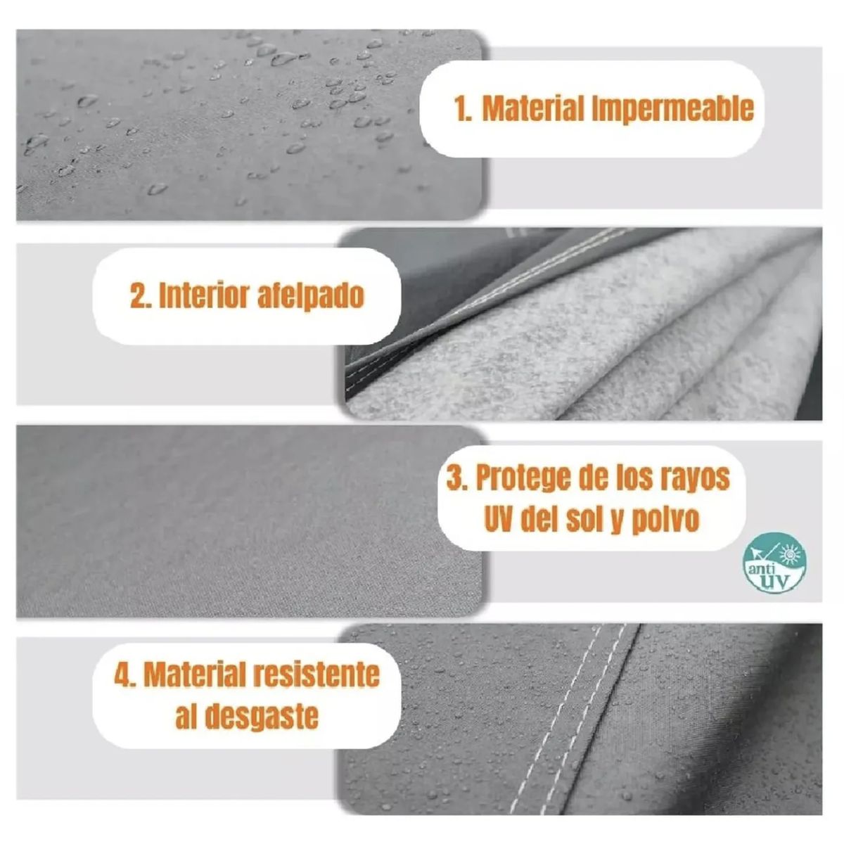 FUNCOVER - Funda para moto Torito Bajaj Impermeable