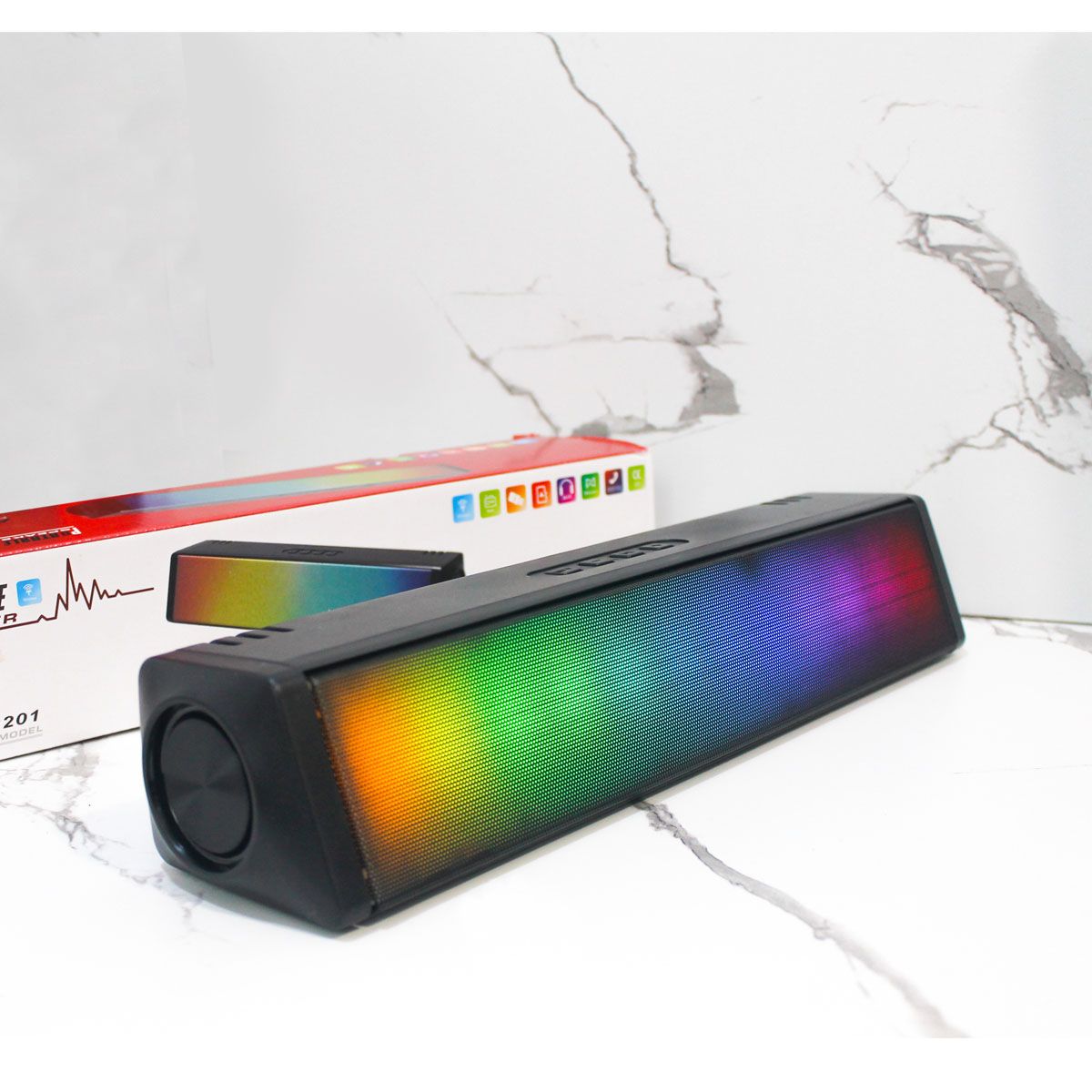 GENERICO - Parlante Speaker Altavoz Bluetooth con Radio USB TF y Auxiliar