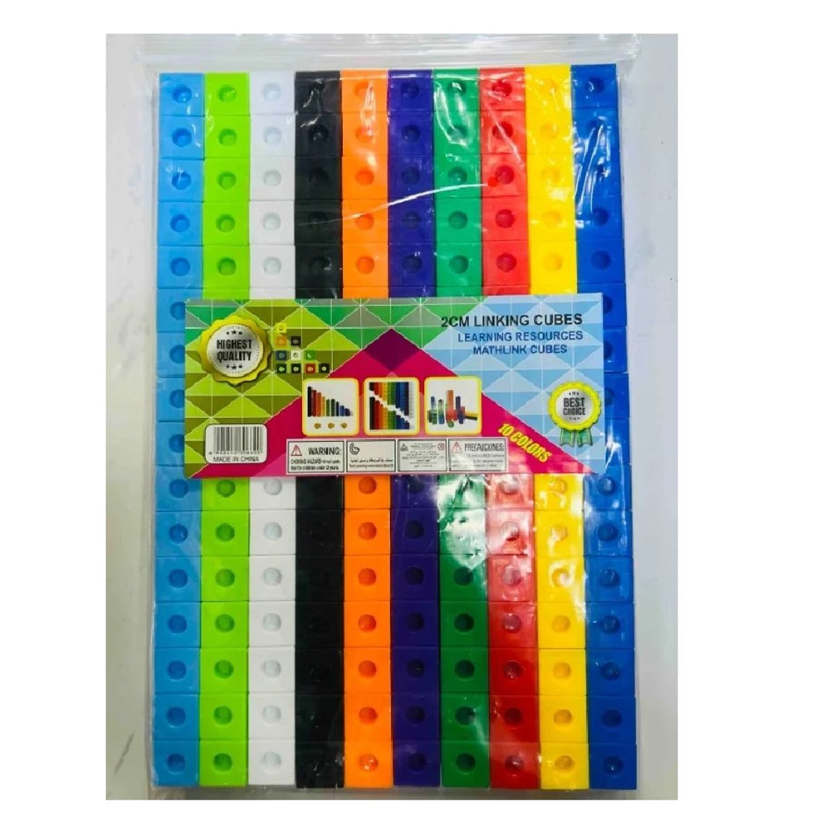 GENERICO - Bloques didacticos Policubos x 160pcs