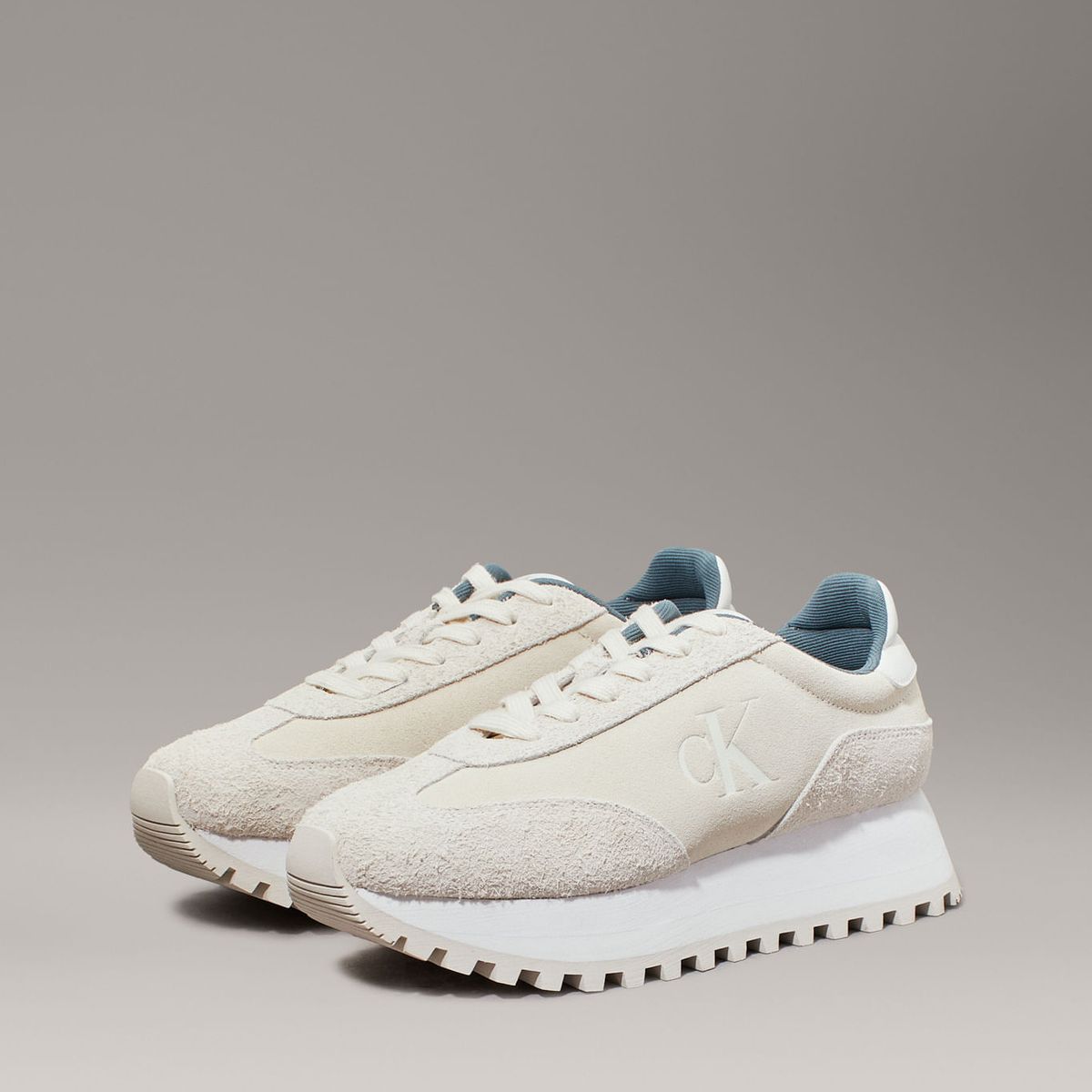 CALVIN KLEIN - ZAPATILLAS RUNNER LACEUP ML SUEDE