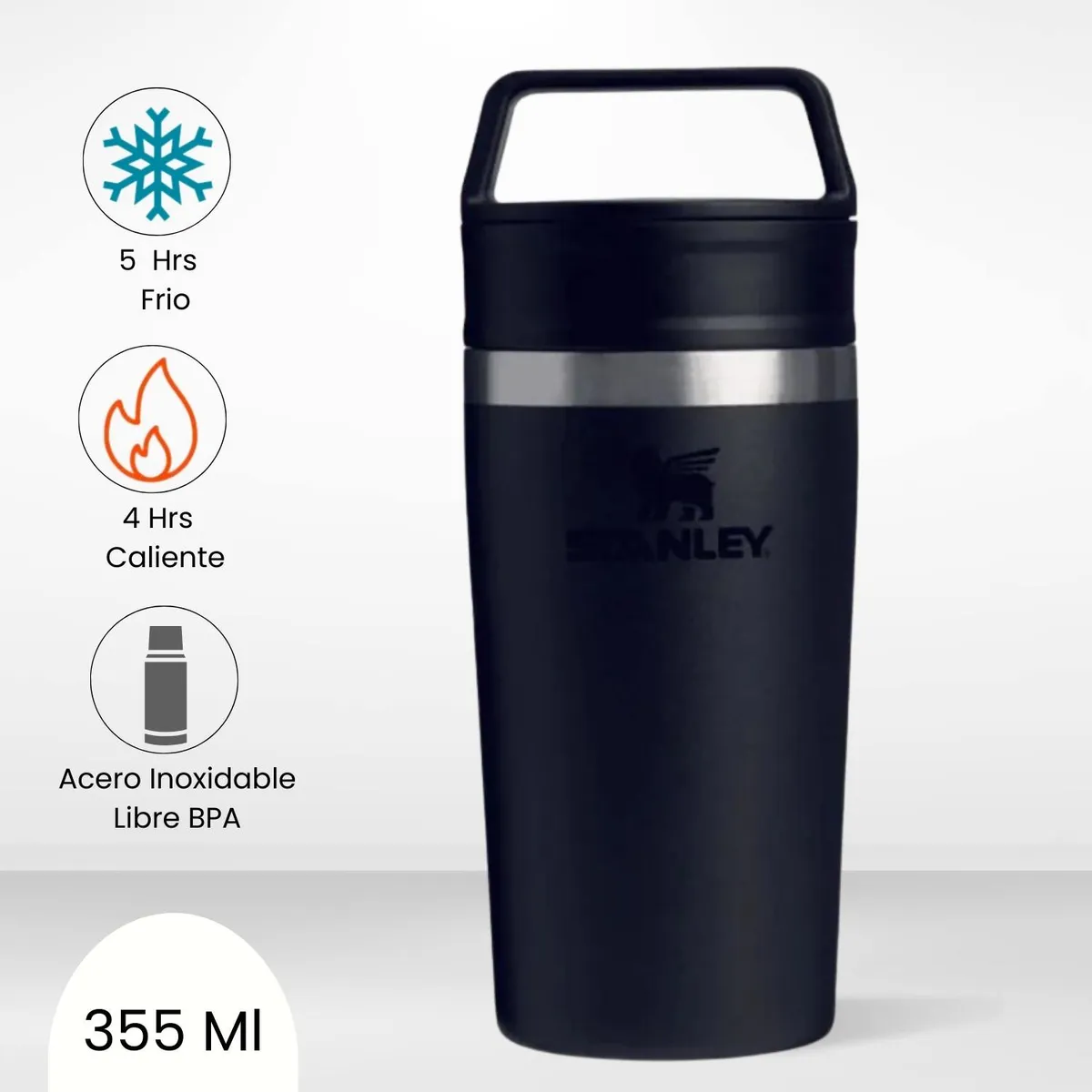 STANLEY - Mug Para Café To-Go Travel Black Stanley 355 Ml
