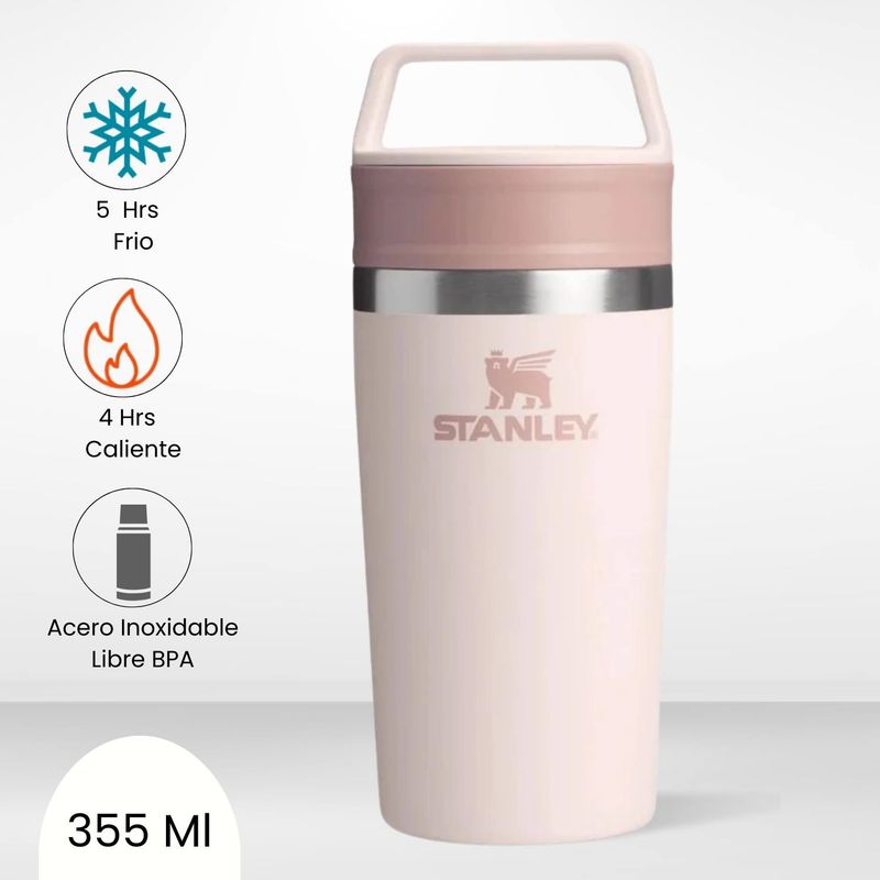STANLEY - Mug Para Café To-Go Travel Rose Quartz Stanley 355 Ml