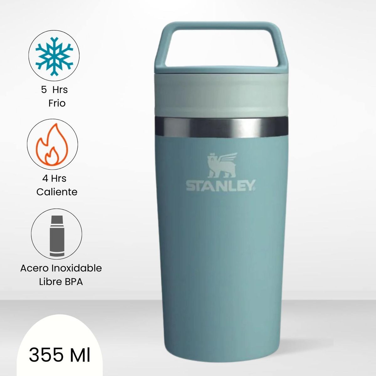 STANLEY - Mug Para Café To-Go Travel Seafoam Stanley 355 Ml