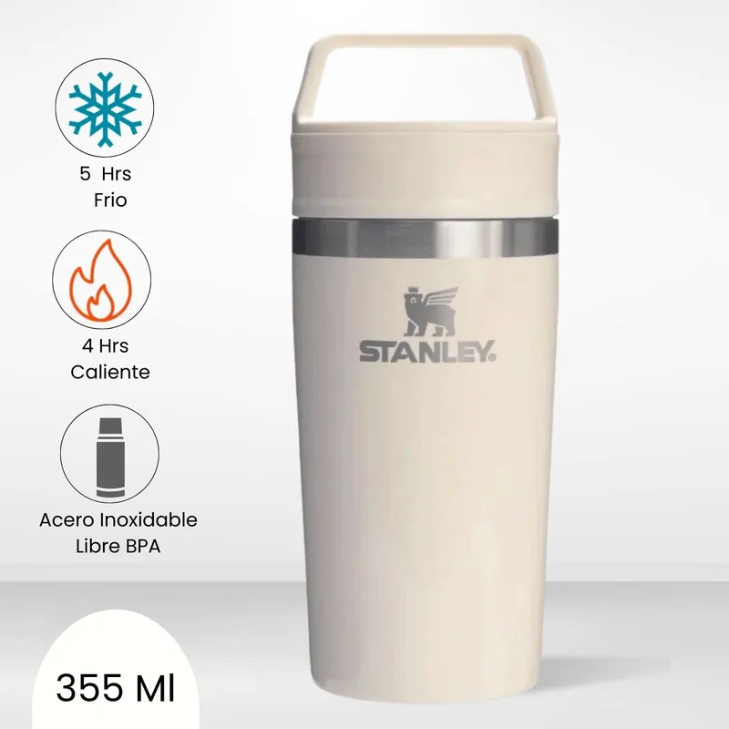 STANLEY - Mug Para Café To-Go Travel Cream Gloss Stanley 355 Ml