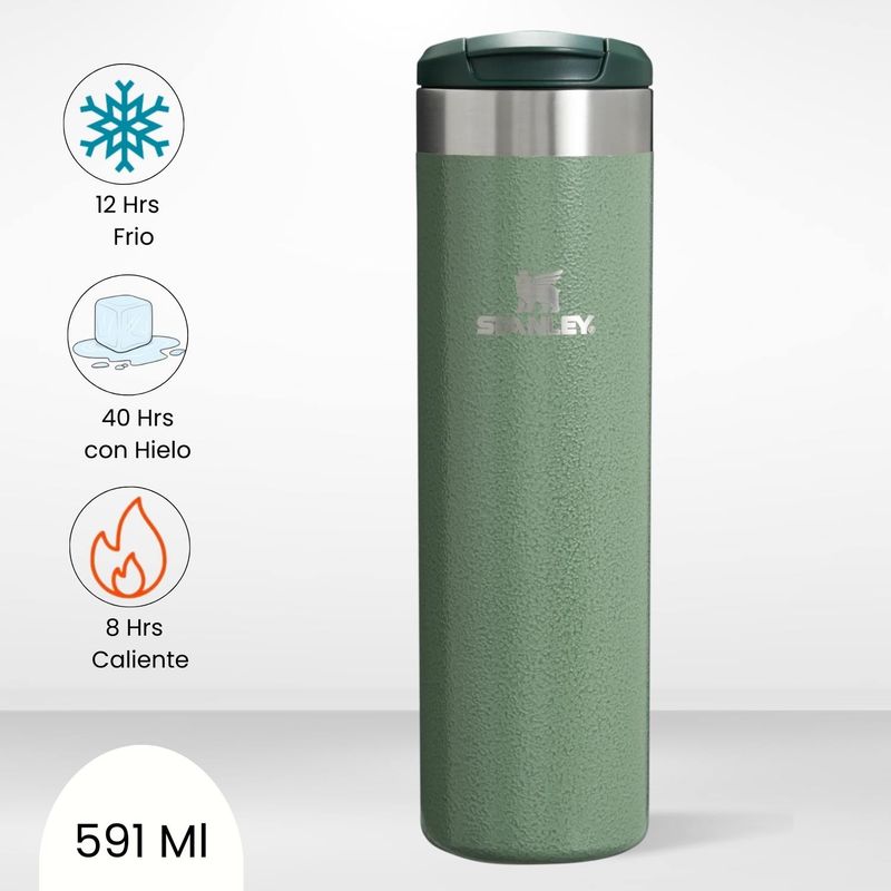 STANLEY - Botella Aerolight Transit Hammertone Green Stanley 591 Ml