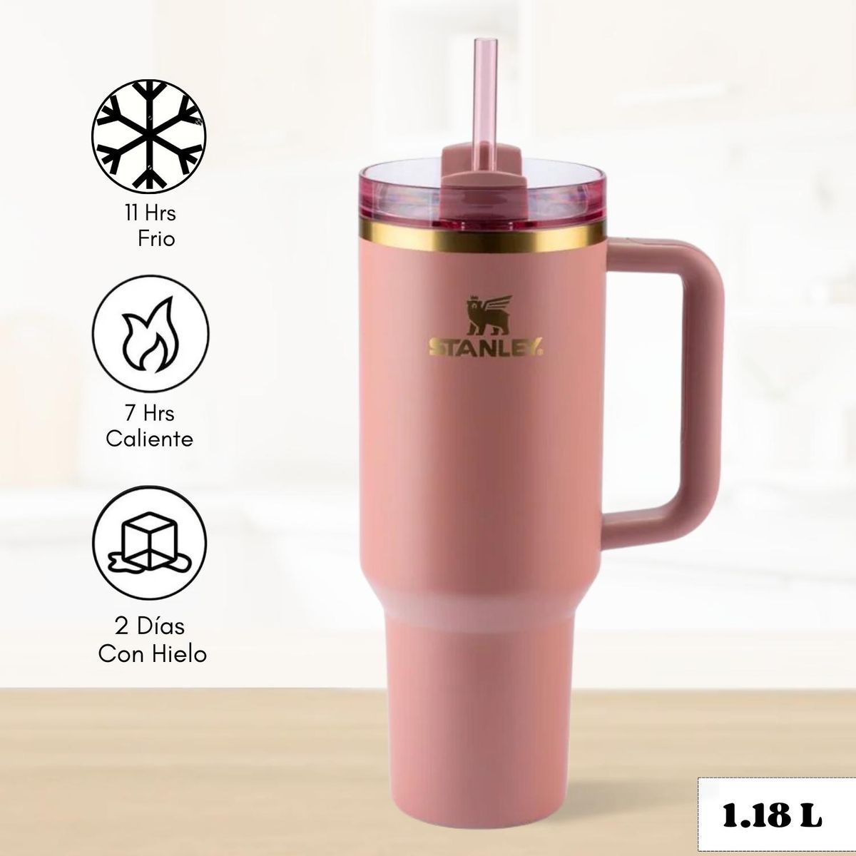 STANLEY - Quencher H20 Adventure Antique Pink Stanley 118 L