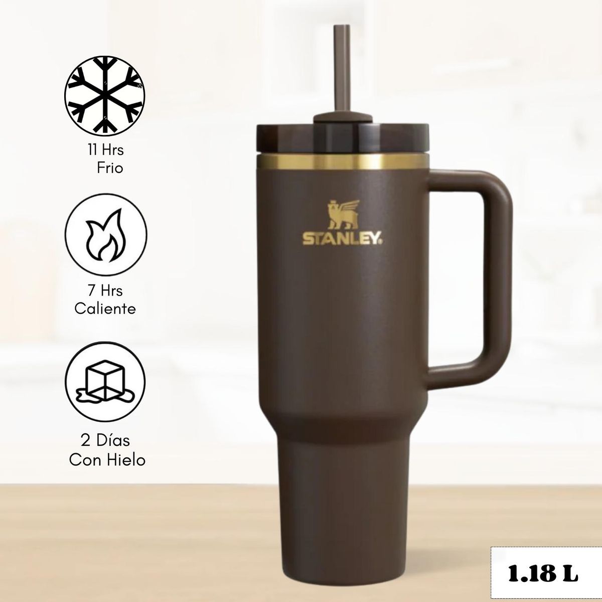 STANLEY - Quencher H20 Adventure Chocolate Gold Stanley 118 L