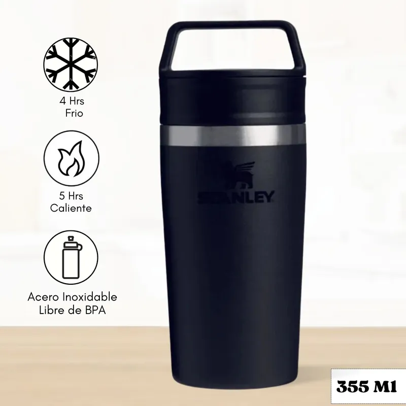 STANLEY - Mug Para Café To-Go Travel Black Stanley 355 Ml