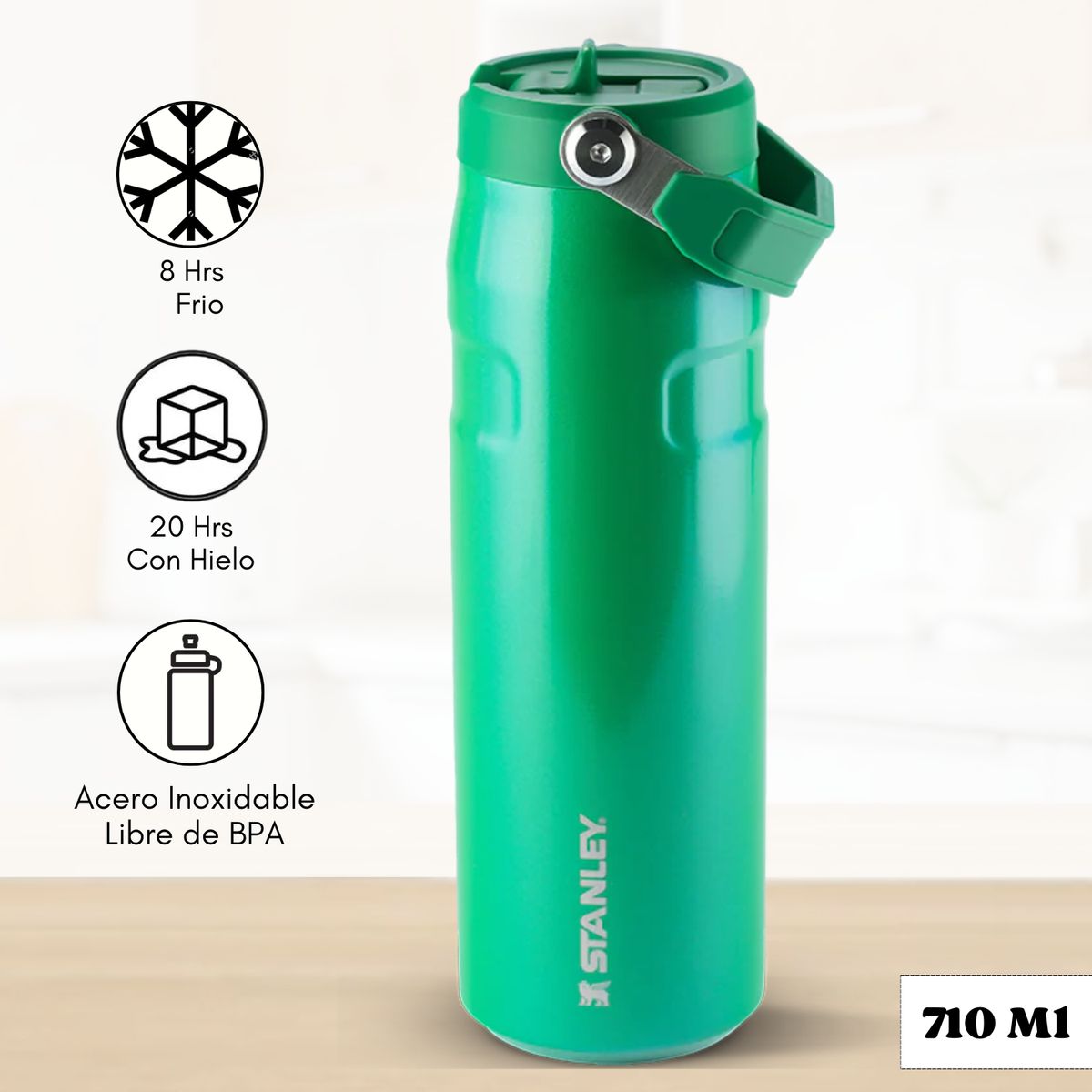 STANLEY - Tomatodo Termica Flip Straw Lid Clover Stanley 710 Ml