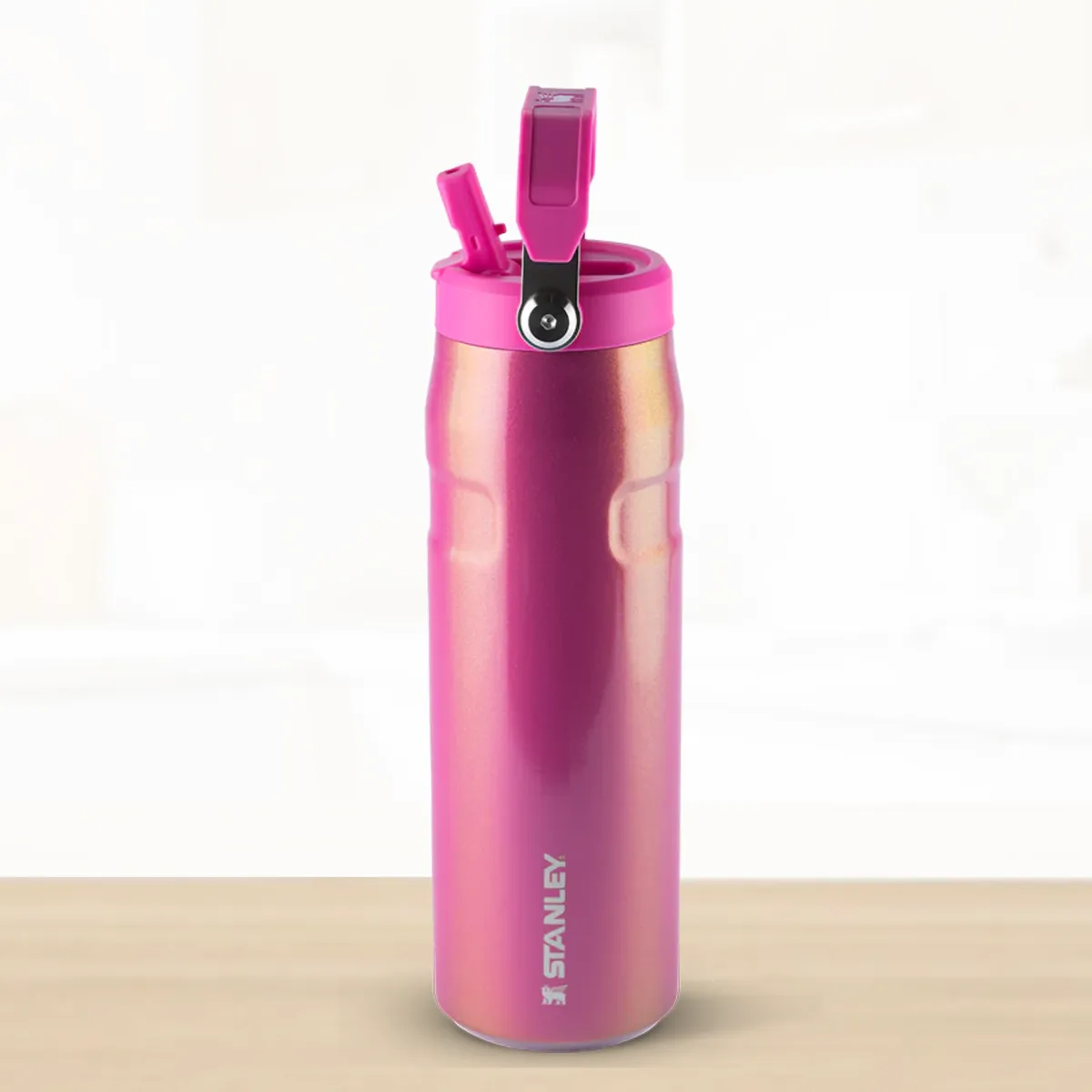 STANLEY - Tomatodo Termica Flip Straw Lid Pink Shimmer Stanley 710 Ml