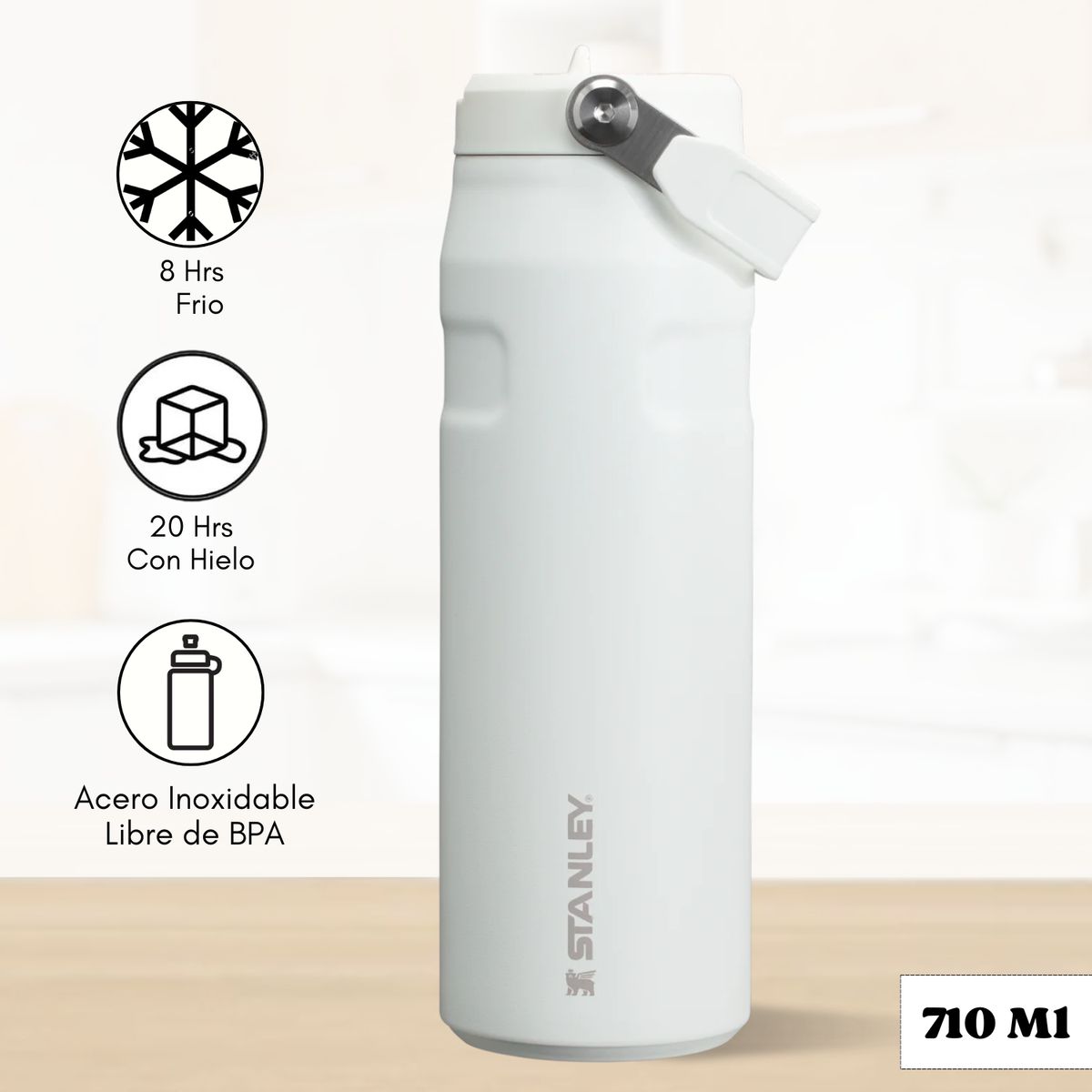 STANLEY - Tomatodo Termica Flip Straw Lid Frost Stanley 710 Ml