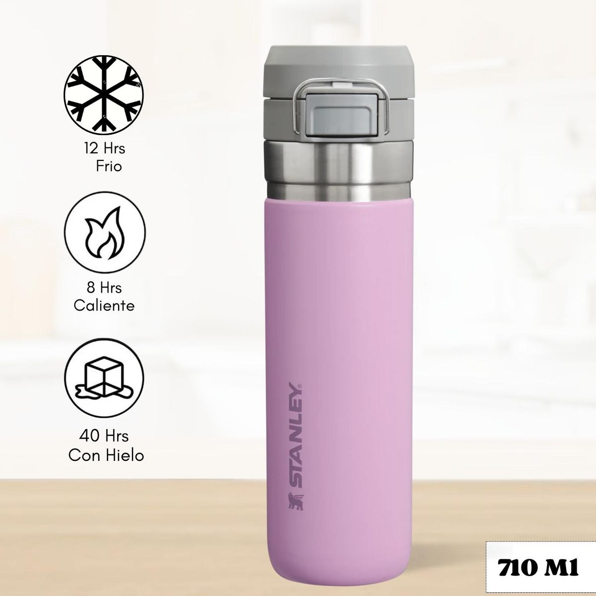 STANLEY - Termo de Bebida Flip Go Lilac Stanley 710 Ml