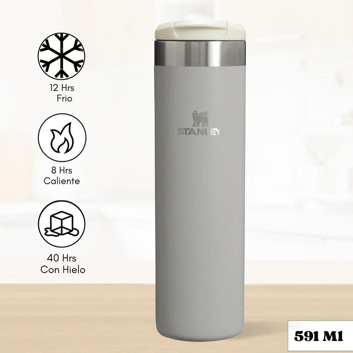 STANLEY - Botella Aerolight Transit Ash Stanley 591 Ml
