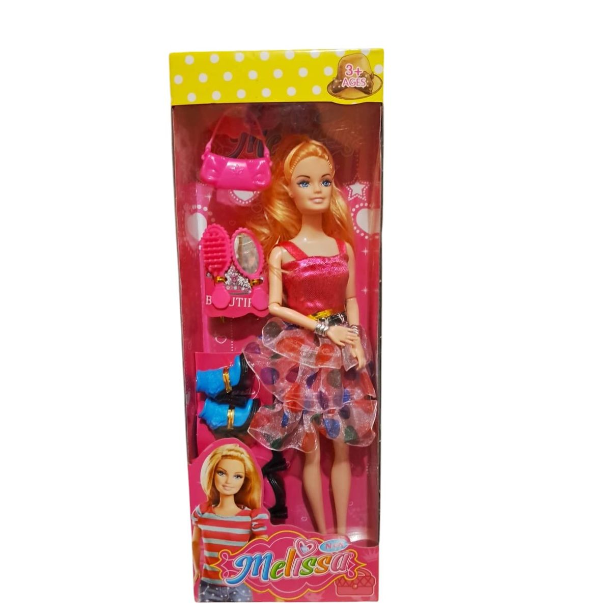 GENERICO - MUÑECA MELISSA CON ACCESORIOS