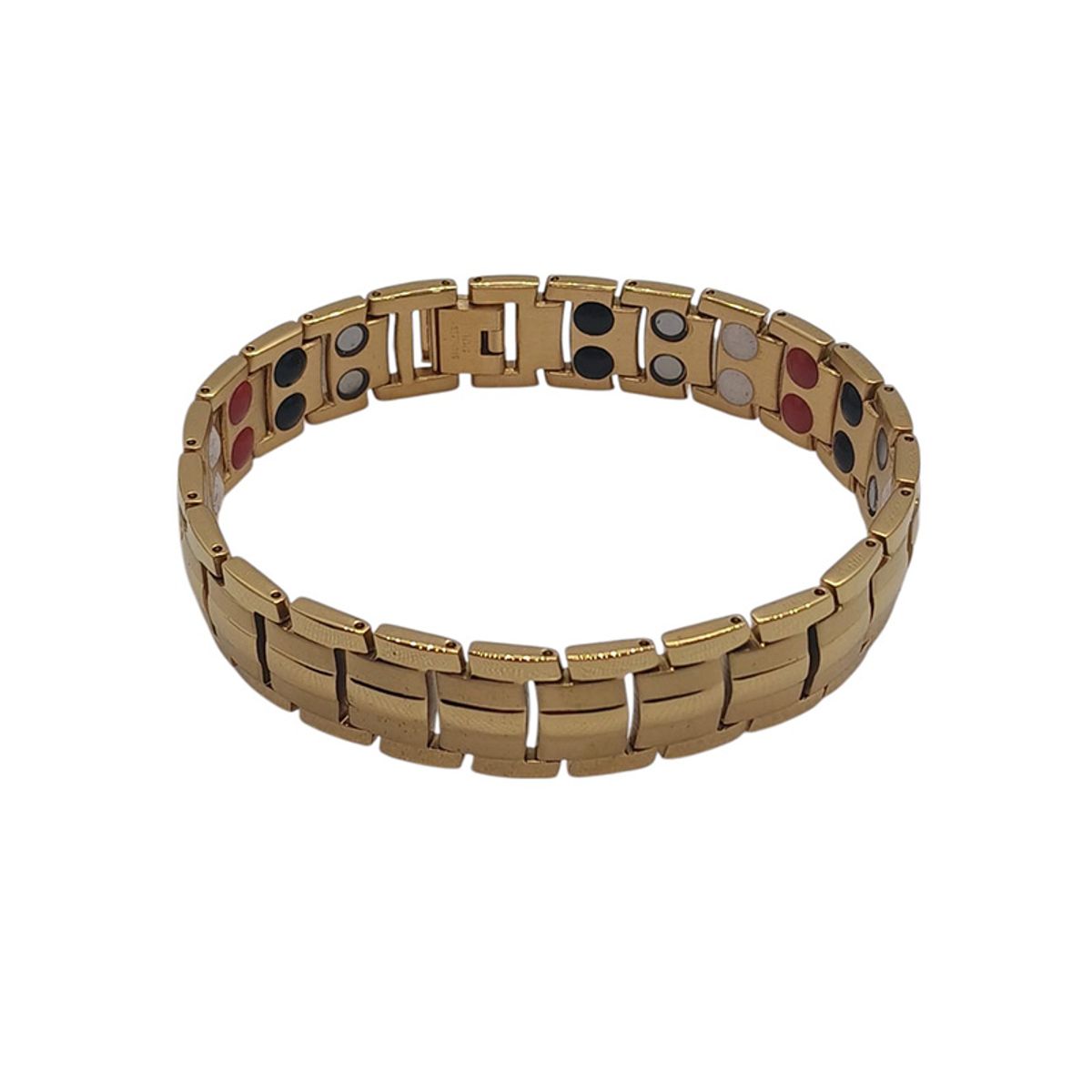 GENERICO - Pulsera Biomagnética de Acero Inoxidable