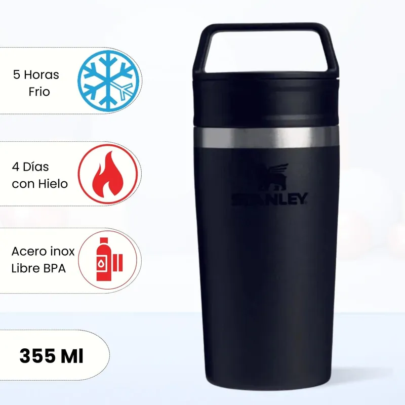 STANLEY - Mug Para Café To-Go Travel Black Stanley 355 Ml