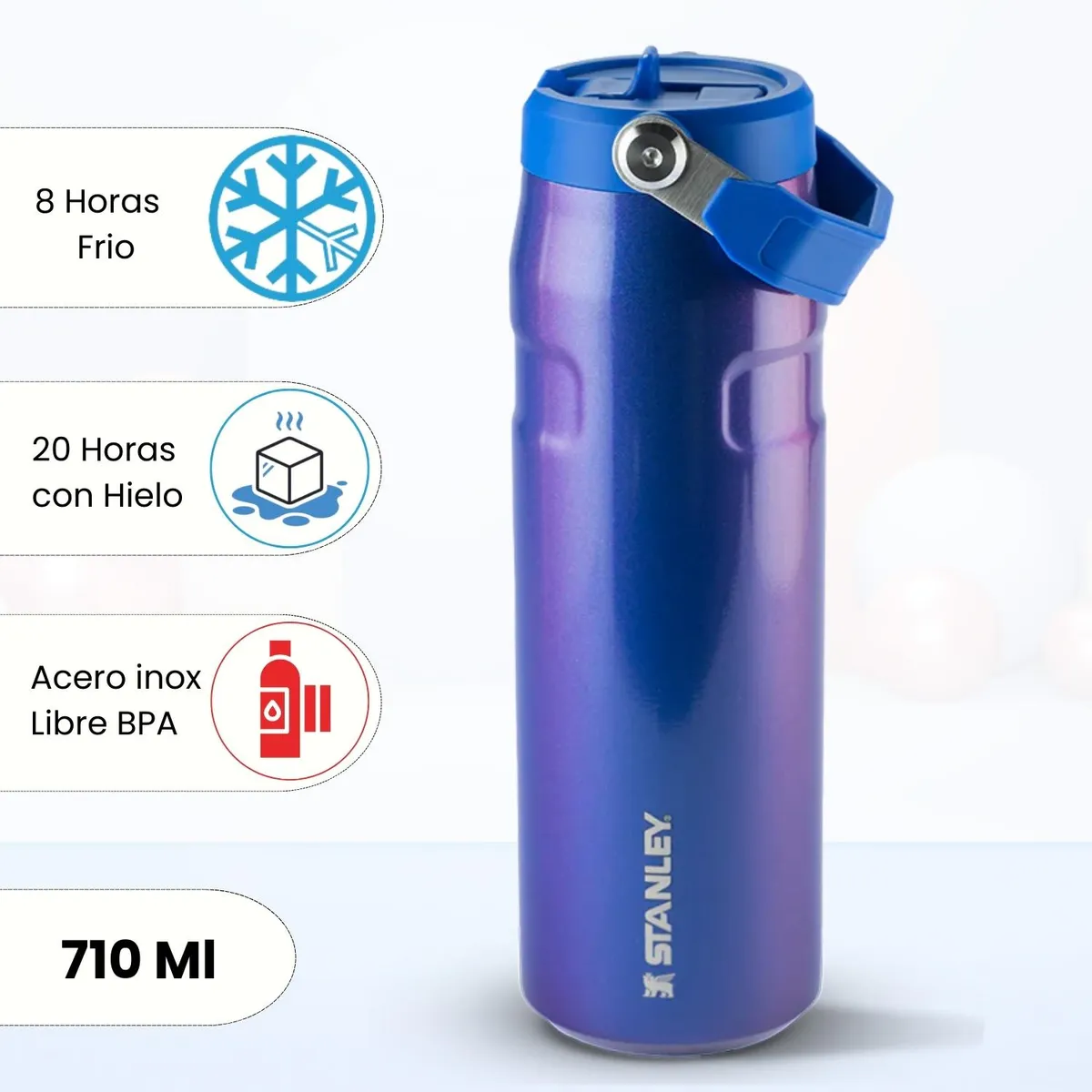 STANLEY - Tomatodo Termica Flip Straw Lid Sapphirer Stanley 710 Ml