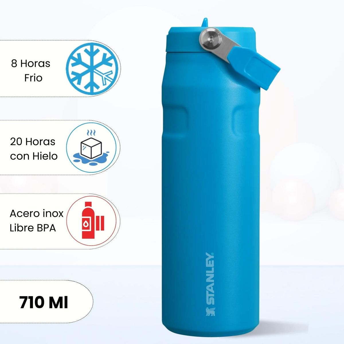 STANLEY - Tomatodo Termica Flip Straw Lid Azure Stanley 710 Ml