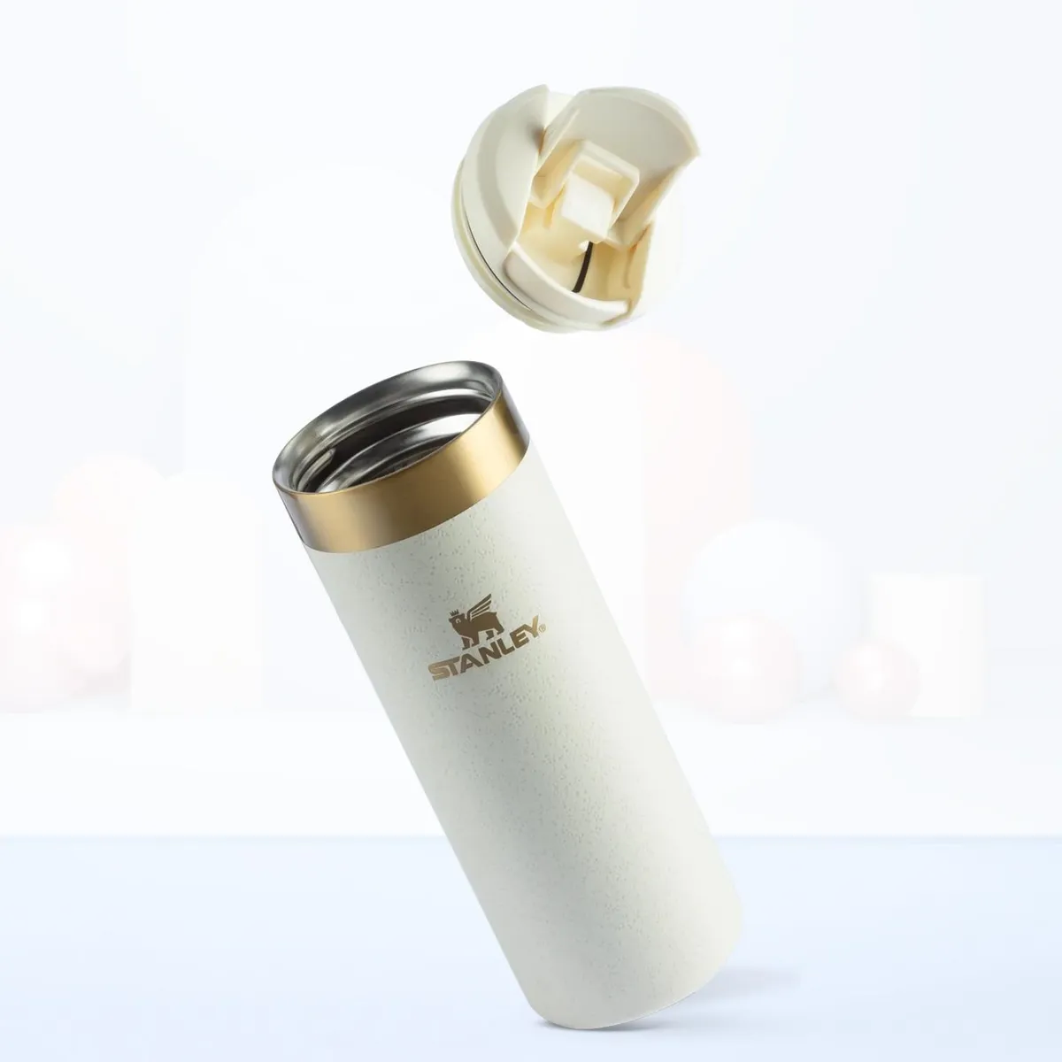STANLEY - Botella Aerolight Transit Cream Moon Stanley 473 Ml