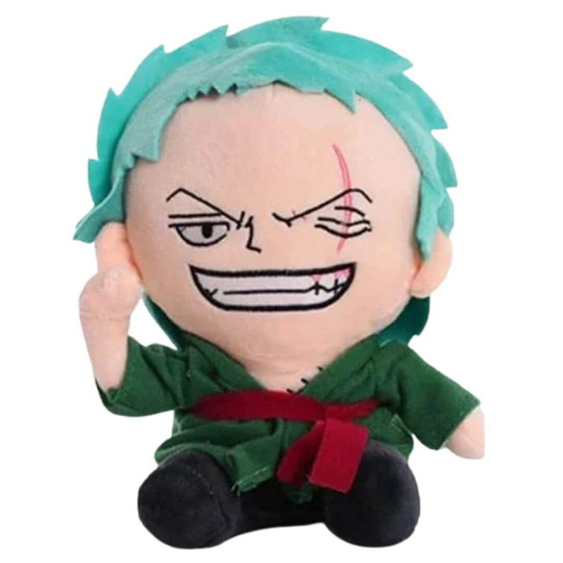 GENERICO - Peluche Zoro One Piece Luffy Importado - Mide 20 cm alto
