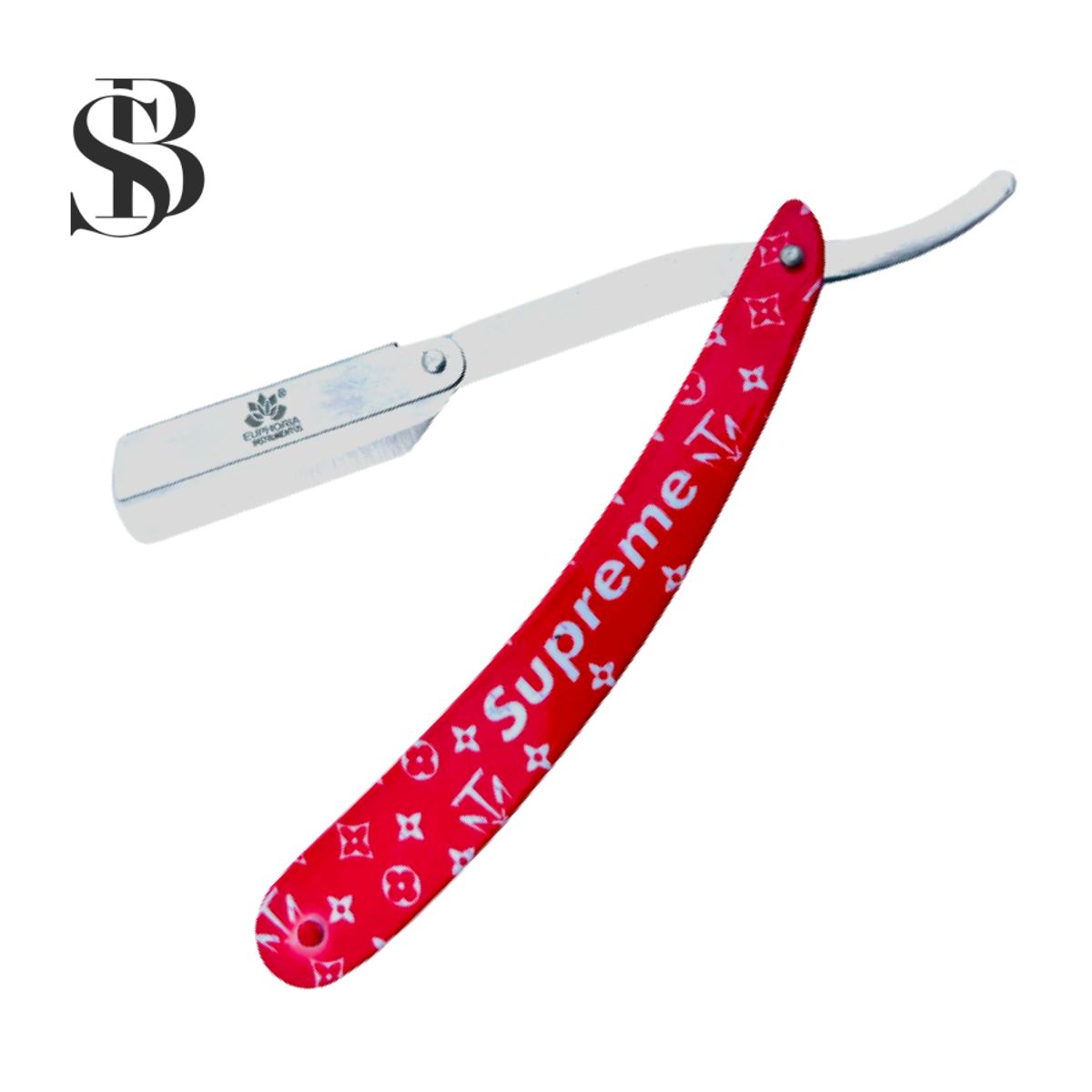 EUPHORIA - Navaja para Corte de 3 Cuerpos Profesional SUPER ROJA