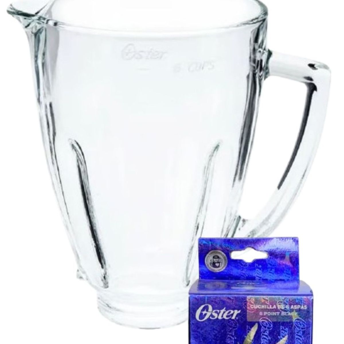 OSTER - Combo Oster Vaso Licuadora 1.5lt +Cuchilla 6 Aspas