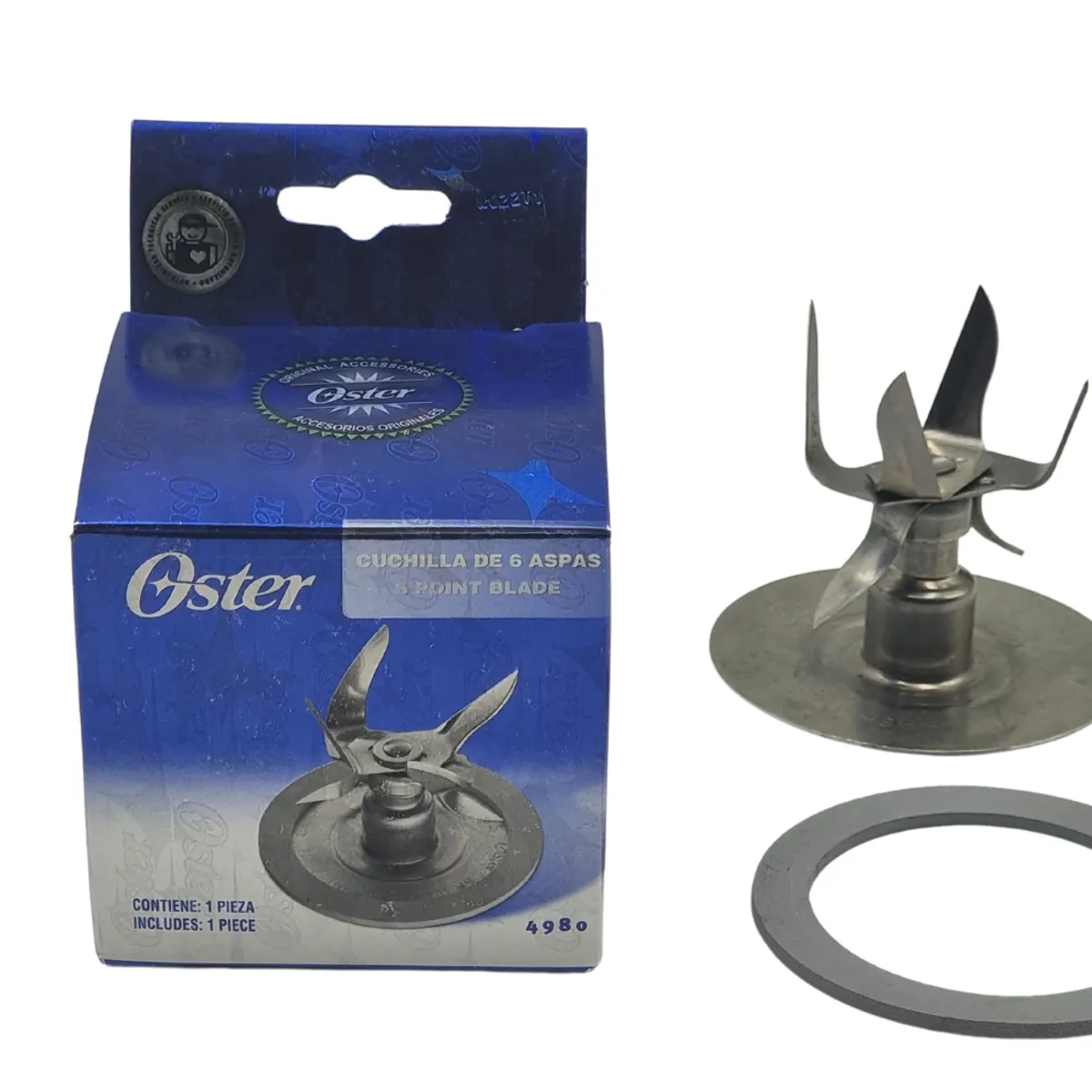 OSTER - Combo Oster Vaso Licuadora 1.5lt +Cuchilla 6 Aspas