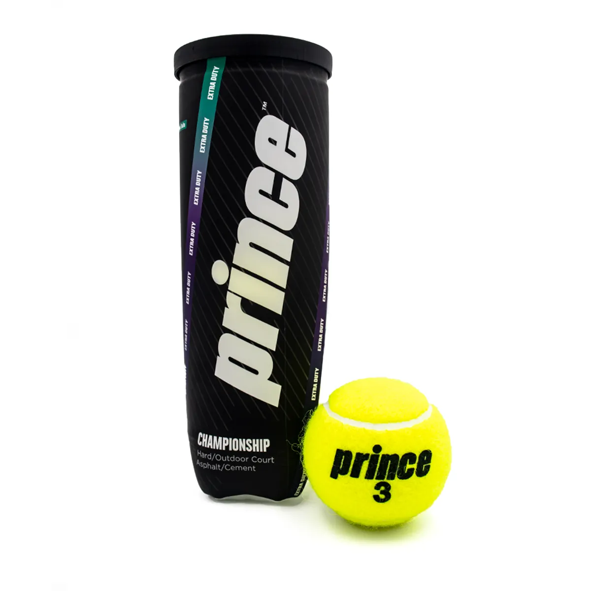PRINCE - PACK 3X PELOTA DE TENNIS PRINCE CHAMPIONSHIP EXTRADUTY