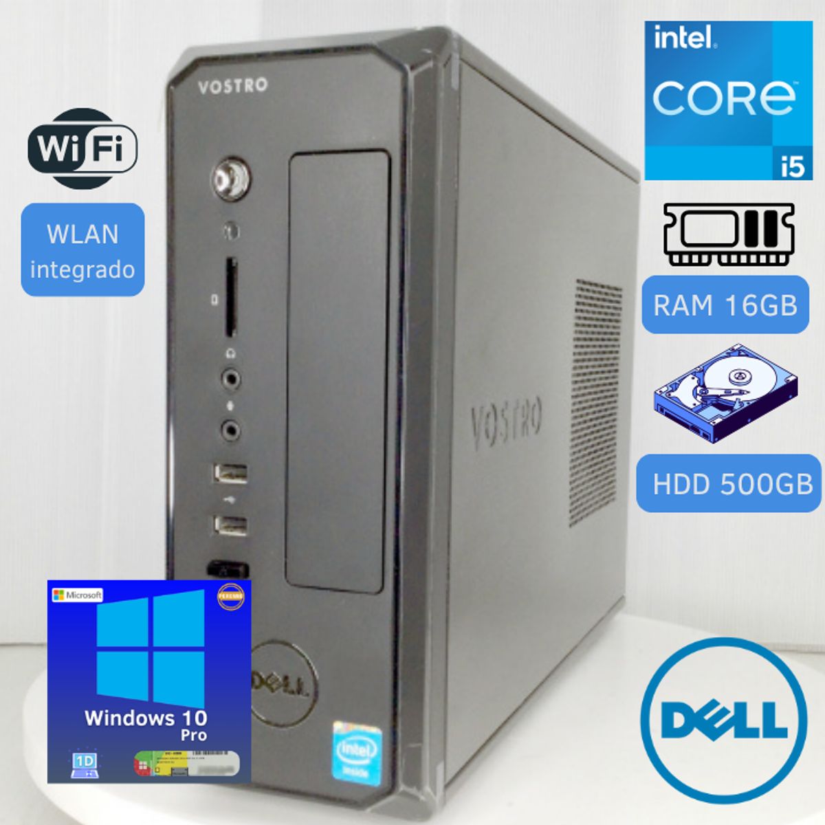 DELL - Computadora Dell Vostro D06S Intel Core I5 RAM 16 GB + W 10P