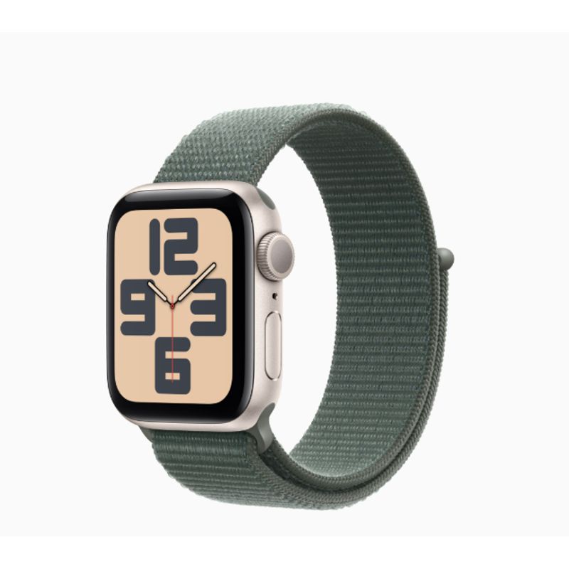 APPLE - Apple Watch SE 2024 40mm GPS Aluminio Starlight Correa Verde