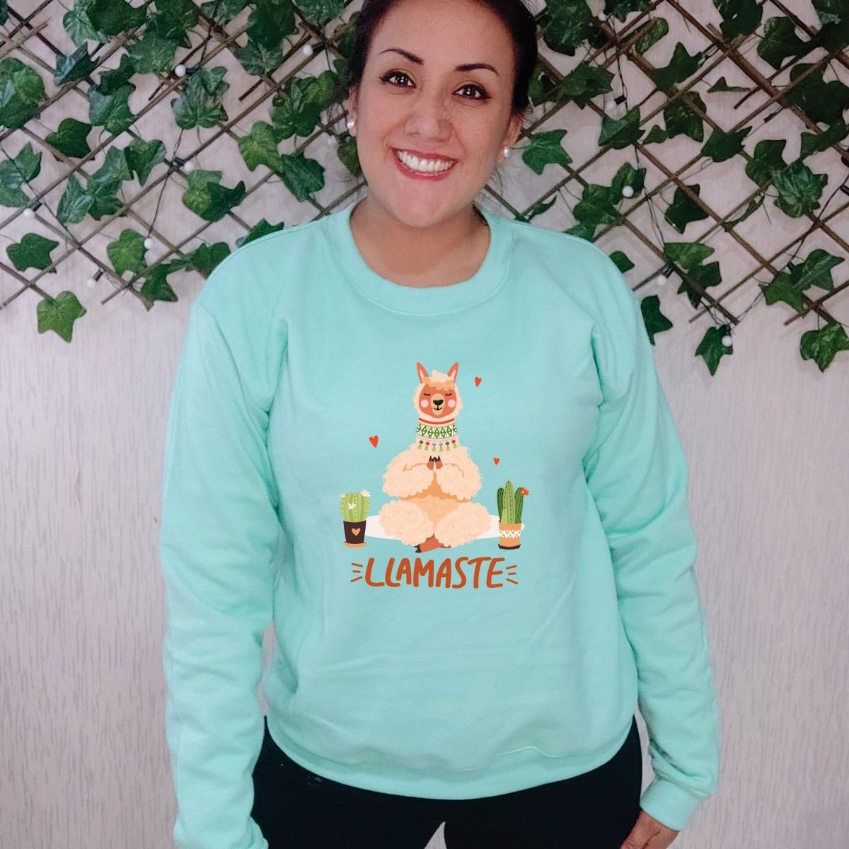 GENERICO - Polera Mujer Diseño llamaste - Verde