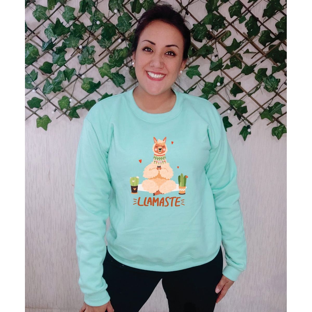 GENERICO - Polera Mujer Diseño llamaste - Verde