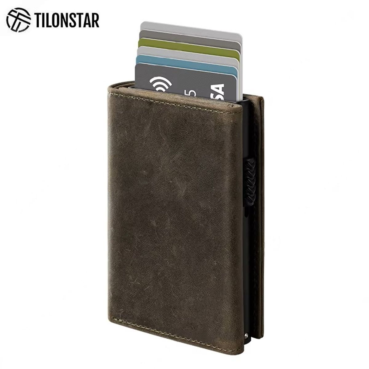 GENERICO - Billetera Tilonstar RFID Cierre Magnetico Tarjetero Monedero en Caja