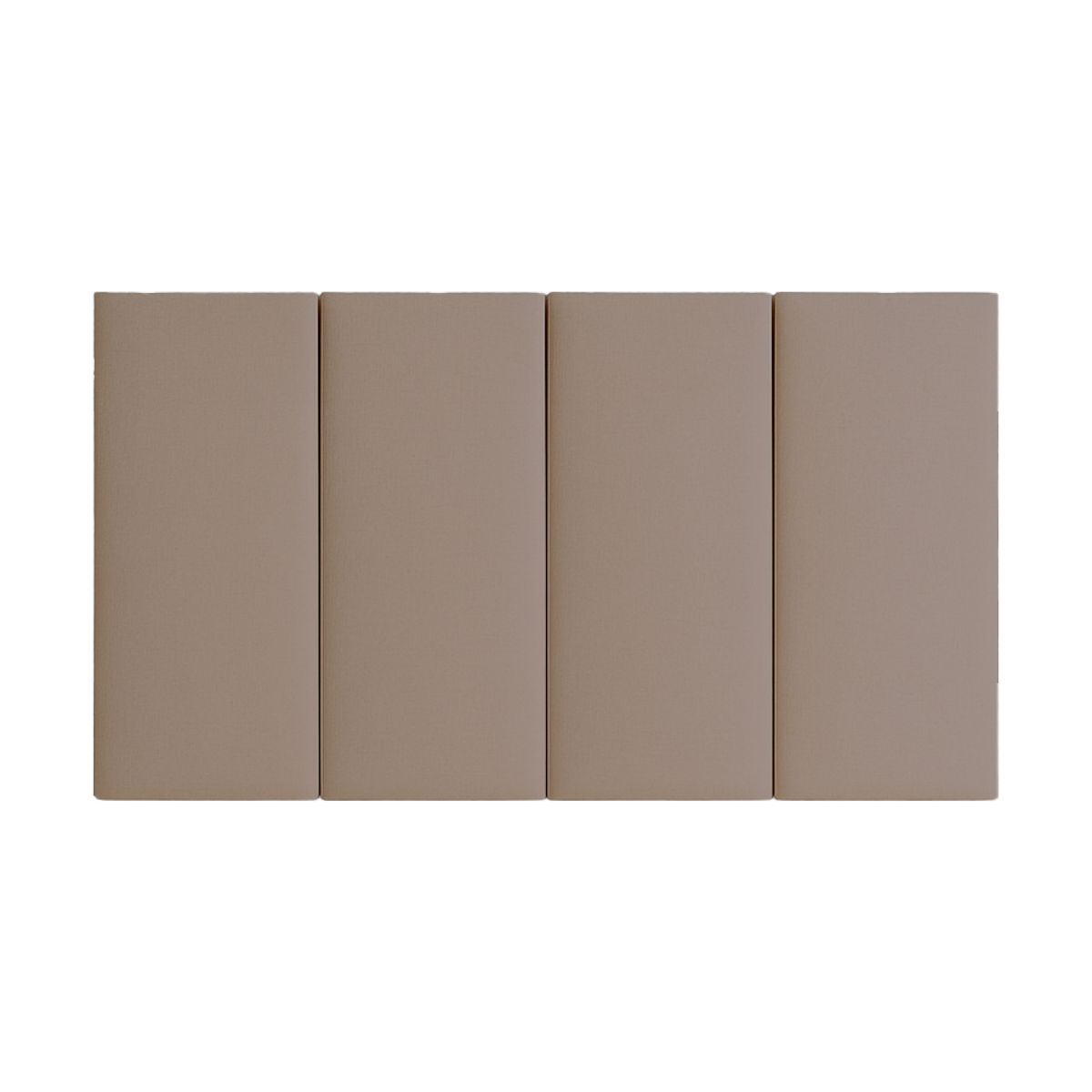 MUEBLES MACRUMO - Pieza Modular Panel 60cmx20cm color Beige oscuro 1unidad